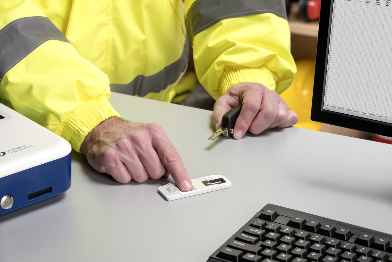 Fingerprint Drug Test Example